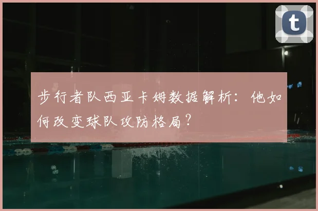 步行者队西亚卡姆数据解析：他如何改变球队攻防格局？